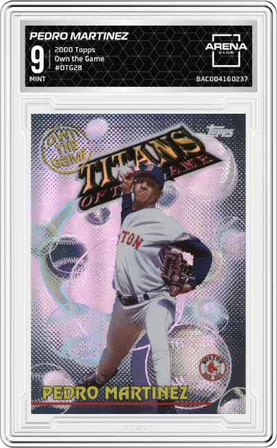 2000 Topps Own the Game Pedro Martinez #OTG28 ARENA CLUB 9