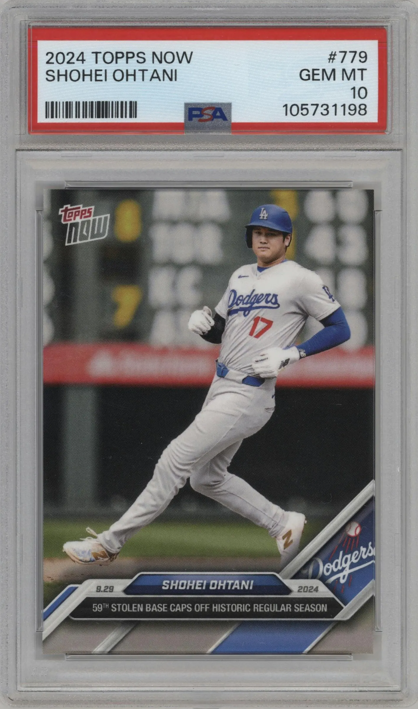 2024 Topps Now Shohei Ohtani #779 PSA 10