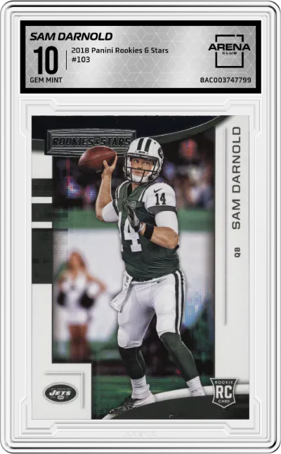 2018 Panini Rookies & Stars Sam Darnold #103 ARENA CLUB 10
