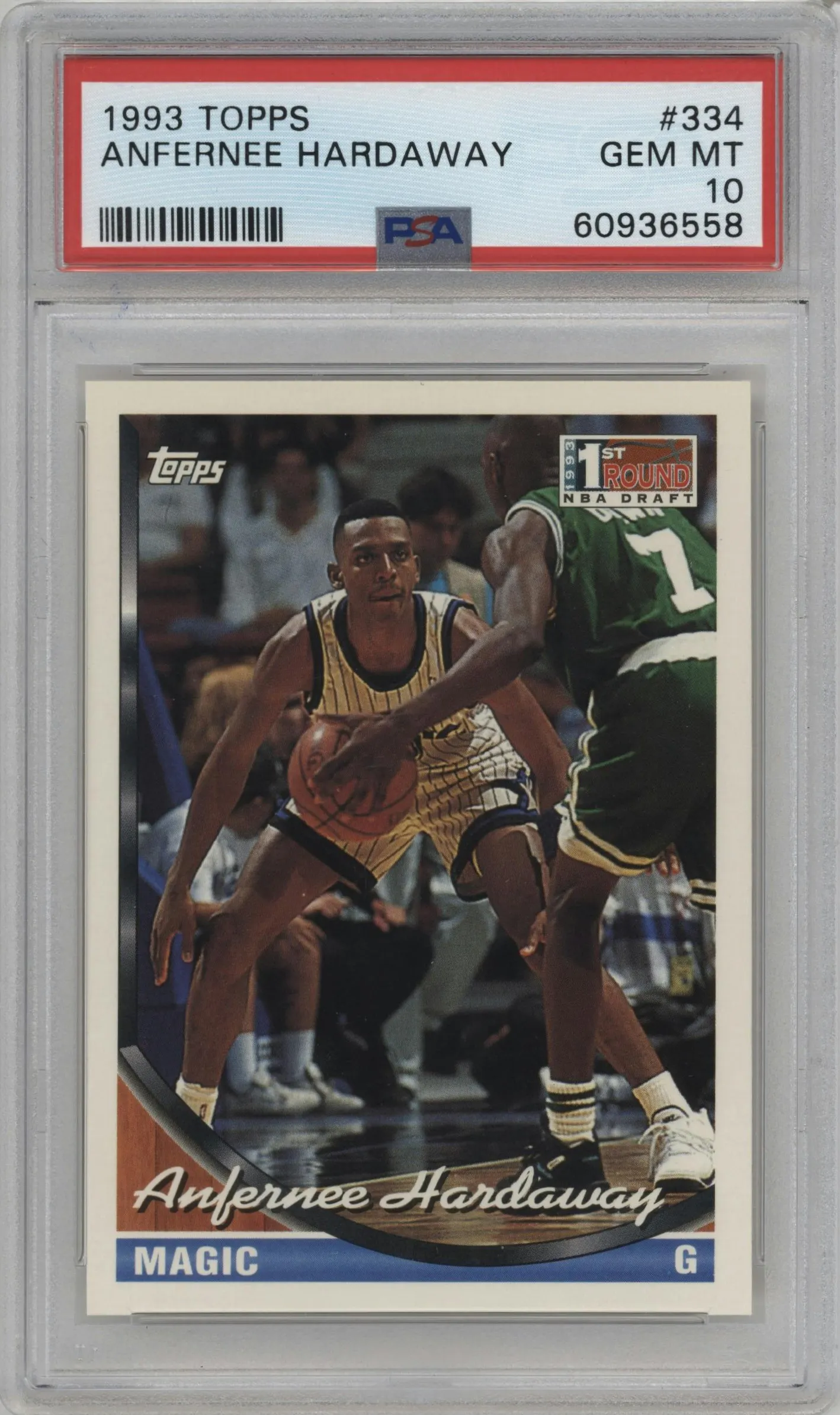 1993 Topps Anfernee Hardaway #334 PSA 10