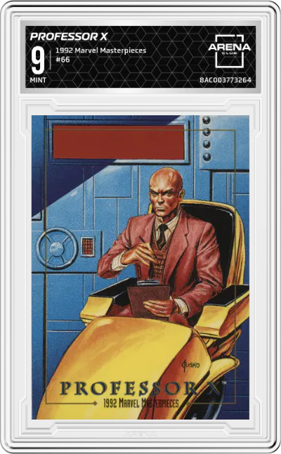 1992 SkyBox Marvel Masterpieces Professor X #66 ARENA CLUB 9
