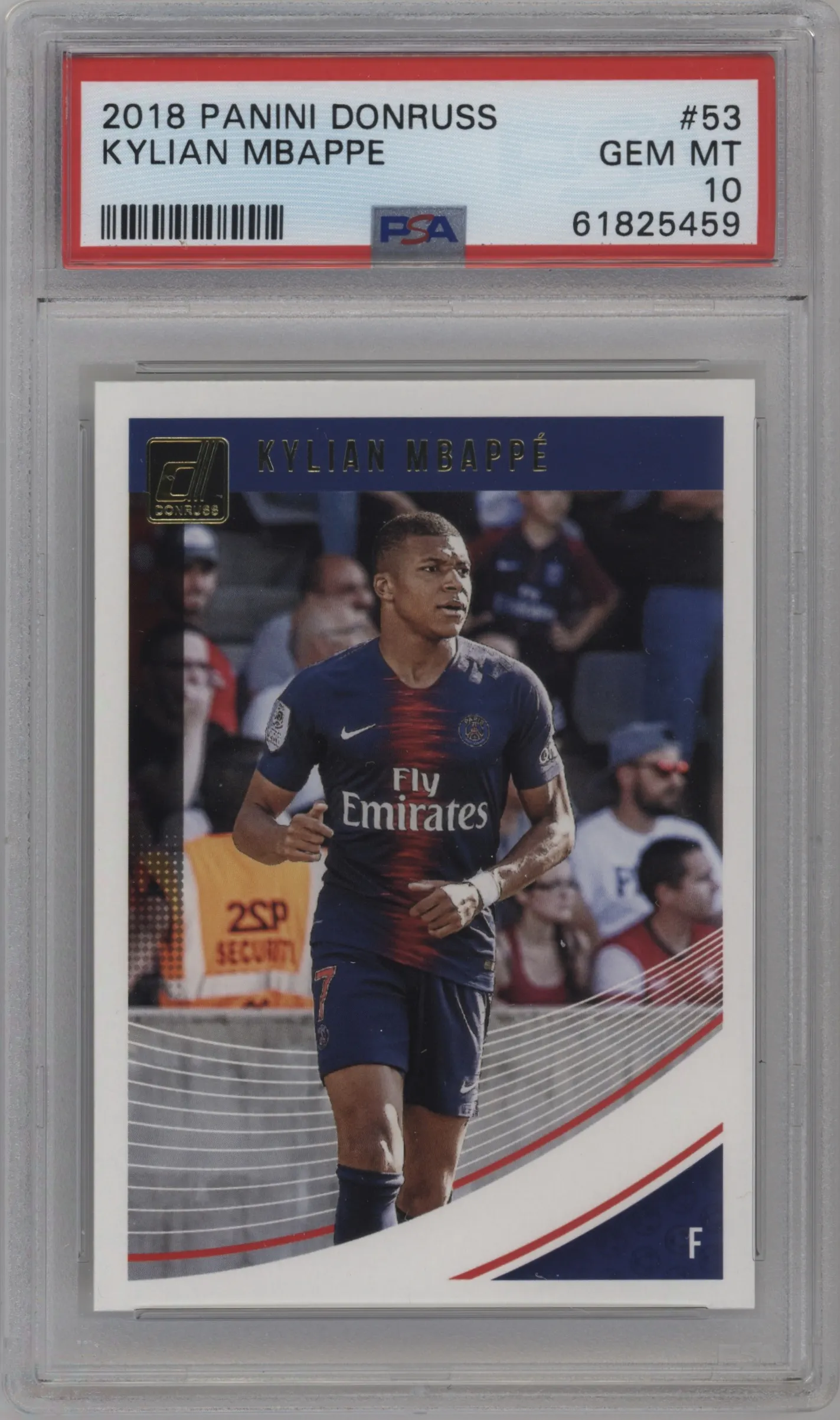 2018 Panini Donruss Kylian Mbappe #53 PSA 10