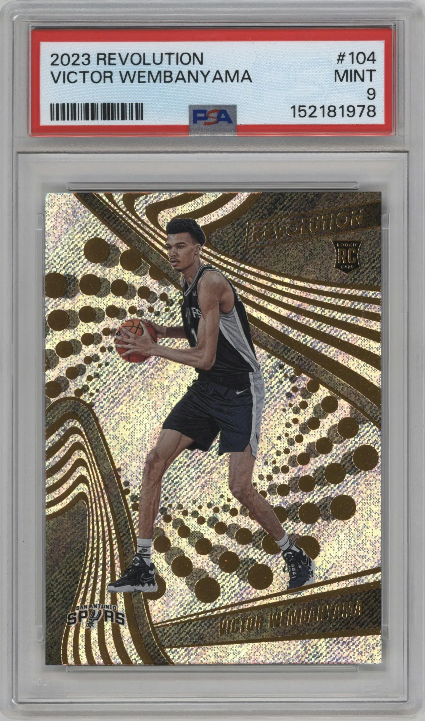 2023 Panini Revolution Victor Wembanyama #104 PSA 9