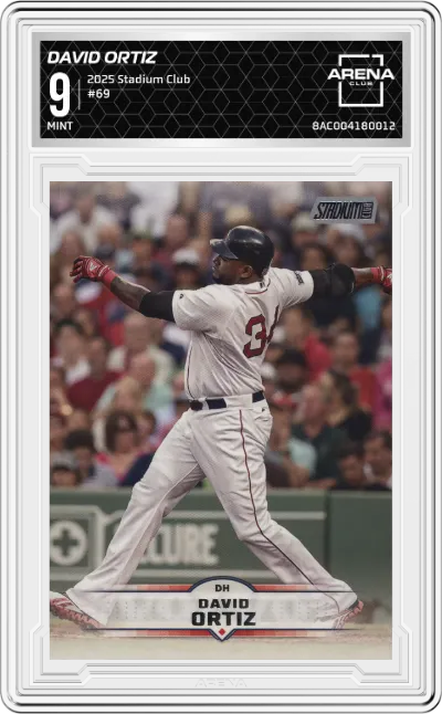 2025 Stadium Club David Ortiz #69 ARENA CLUB 9