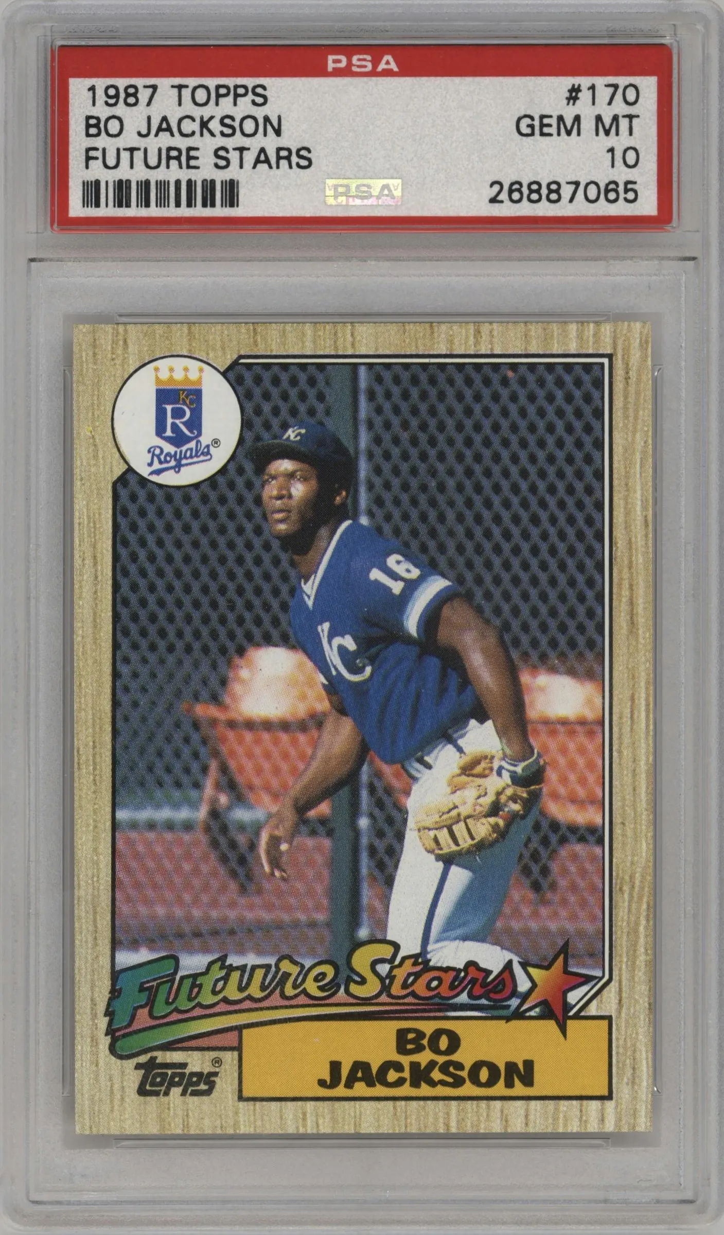 1987 Topps Bo Jackson #170 PSA 10