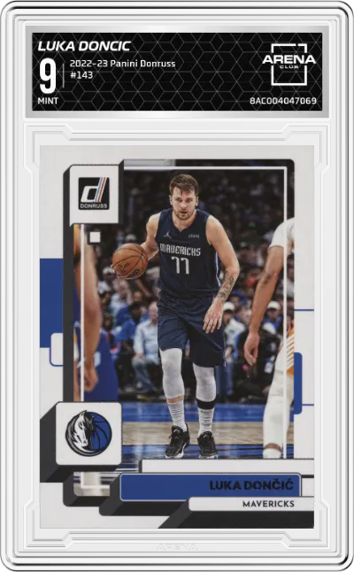 2022 Panini Donruss Luka Doncic #143 ARENA CLUB 9