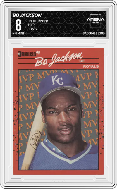 1990 Donruss MVP Bo Jackson #BC-1 ARENA CLUB 8