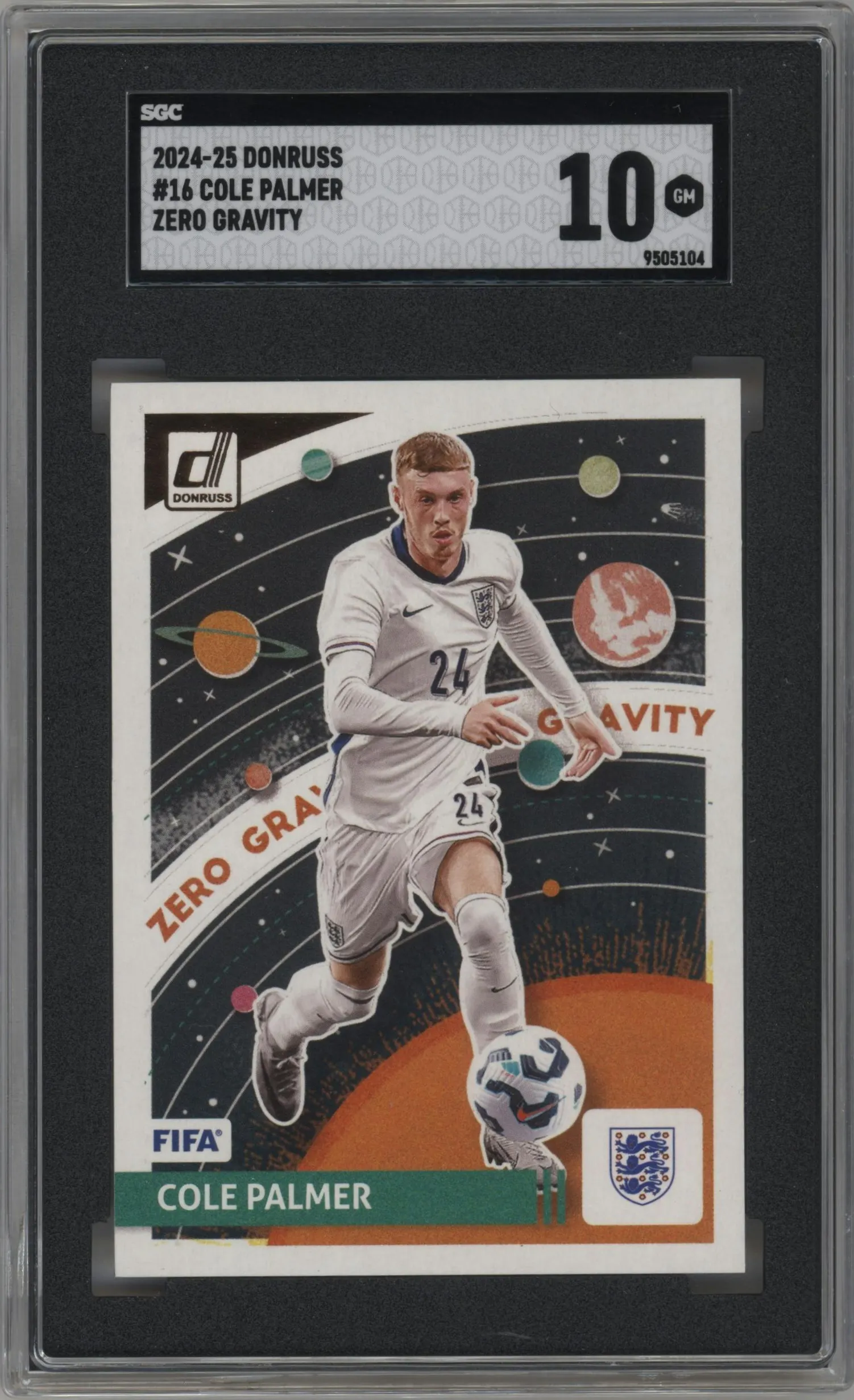 2024 Panini Donruss Zero Gravity Cole Palmer SGC 10
