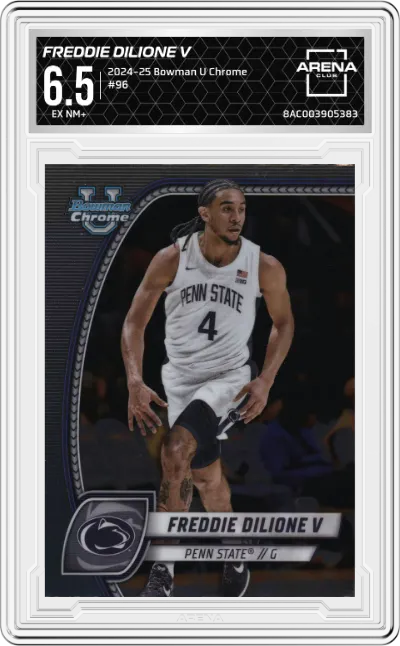 2024 Bowman University Chrome Freddie Dilione V #96 ARENA CLUB 6.5
