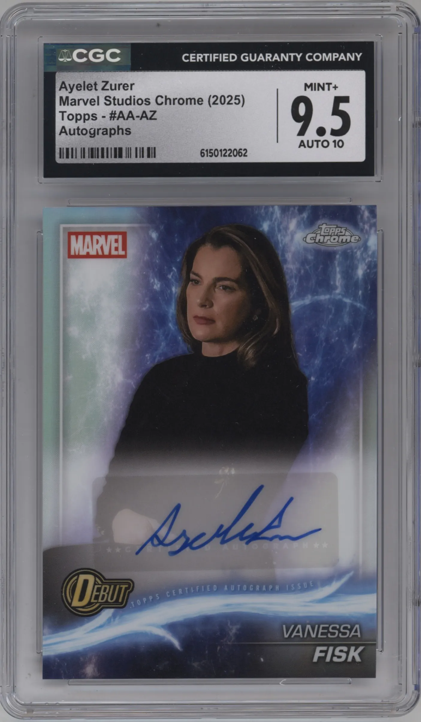 2025 Topps Chrome Marvel Studios Auto Ayelet Zurer CGC 9.5