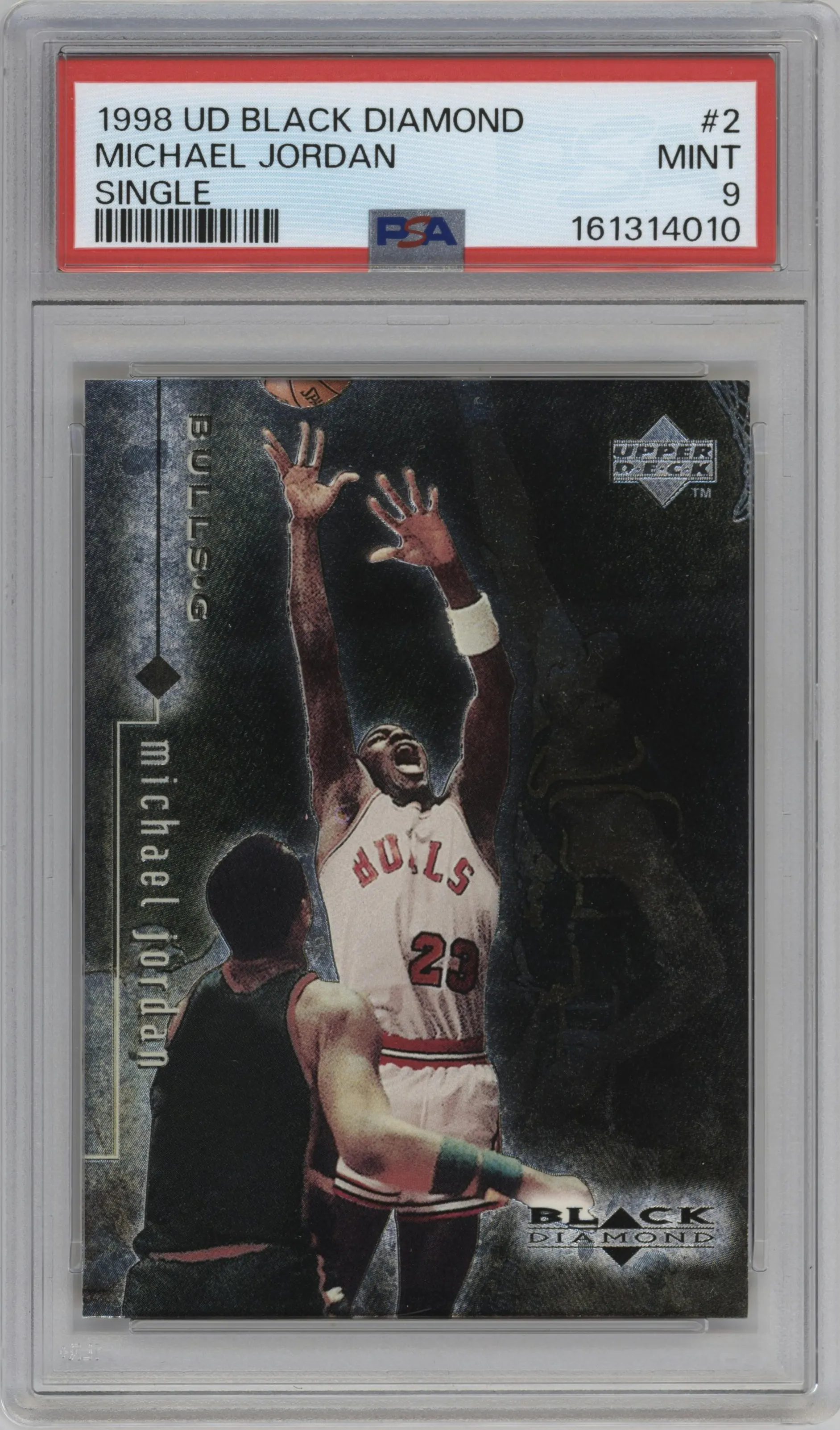 1998 Upper Deck Black Diamond Michael Jordan #2 PSA 9