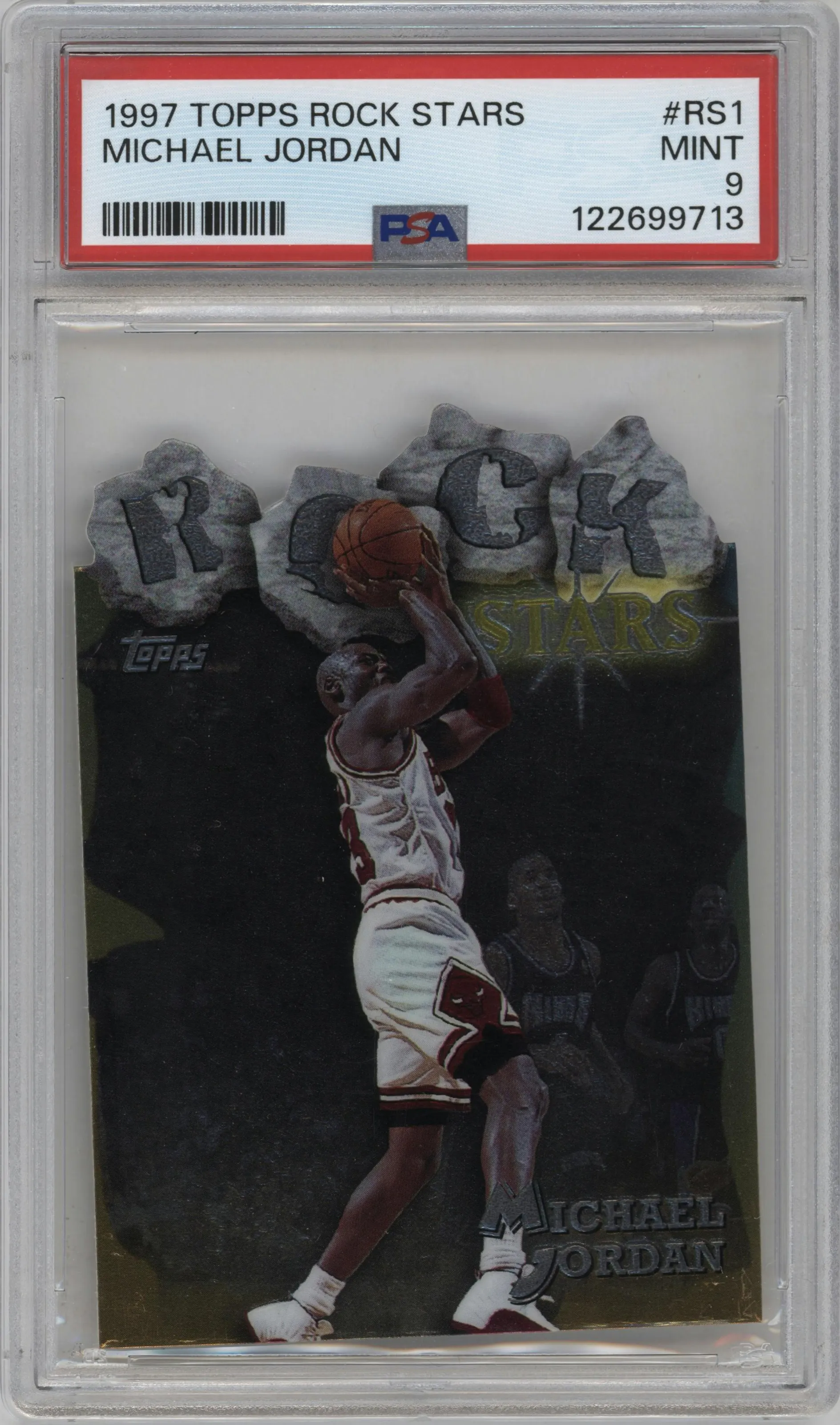 1997 Topps Rock Stars Michael Jordan #RS1 PSA 9