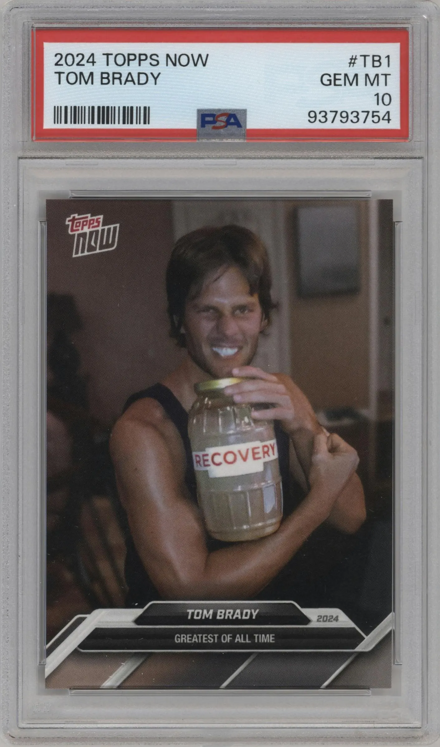 2024 Topps Now Tom Brady #TB-1 PSA 10