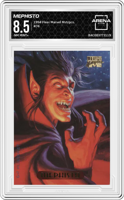 1994 Fleer Marvel Masterpieces Mephisto ARENA CLUB 8.5
