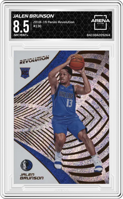 2018 Panini Revolution Jalen Brunson #130 ARENA CLUB 8.5