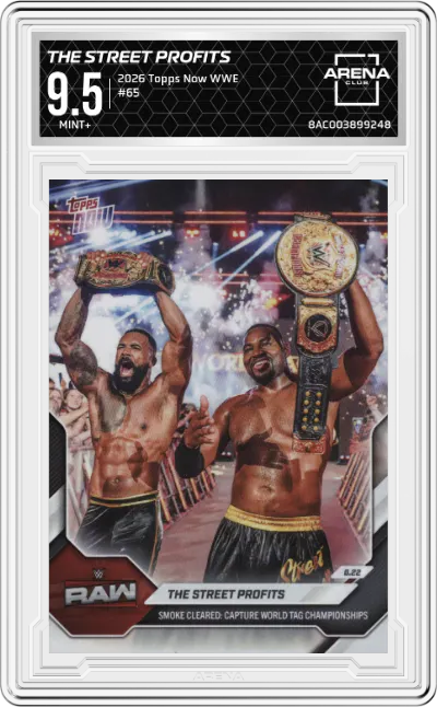 2026 Topps Now WWE The Street Profits ARENA CLUB 9.5