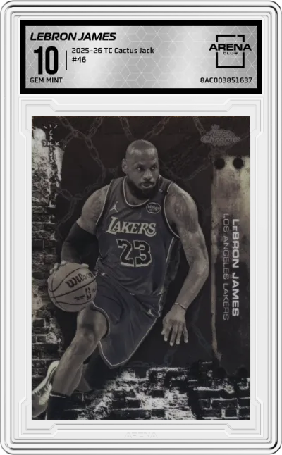 2025 Topps Chrome Cactus Jack LeBron James #46 ARENA CLUB 10