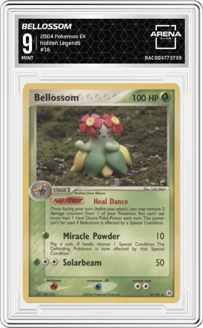 2004 Pokemon EX Hidden Legends Bellossom ARENA CLUB 9