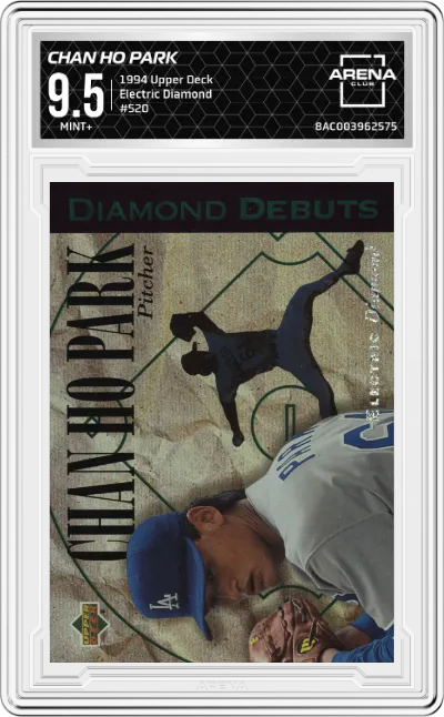 1994 Upper Deck Chan Ho Park Electric Diamond #520 ARENA CLUB 9.5