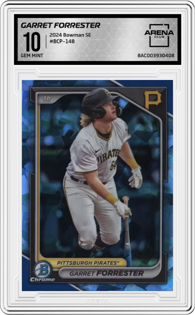 2024 Bowman Sapphire Edition Garret Forrester ARENA CLUB 10