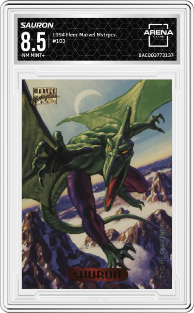 1994 Fleer Marvel Masterpieces Sauron ARENA CLUB 8.5