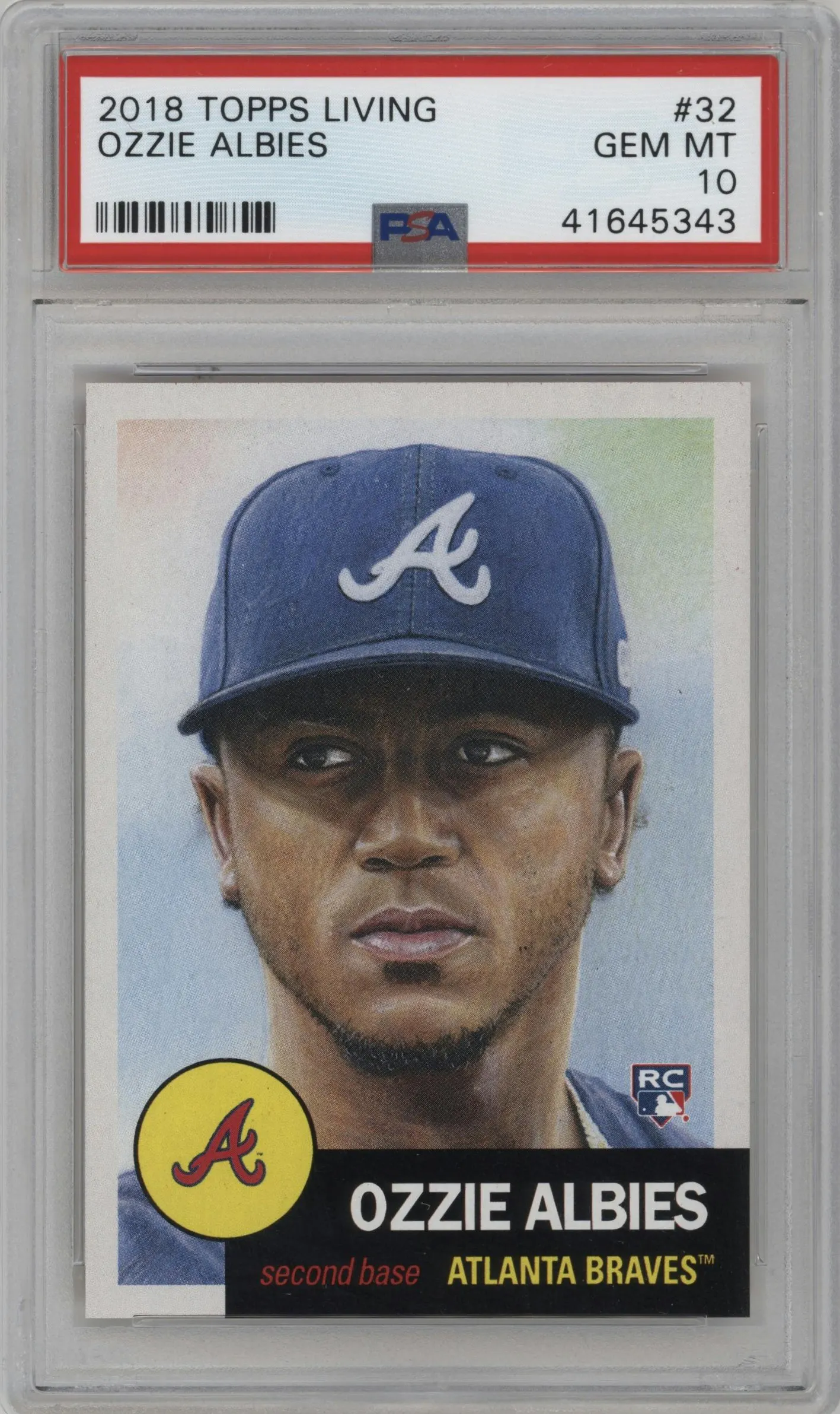 2018 Ultimate Topps Living Set 2018 Ozzie Albies #32 PSA 10