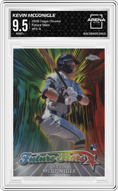 2026 Topps Chrome Future Stars Kevin McGonigle #FS-6 ARENA CLUB 9.5