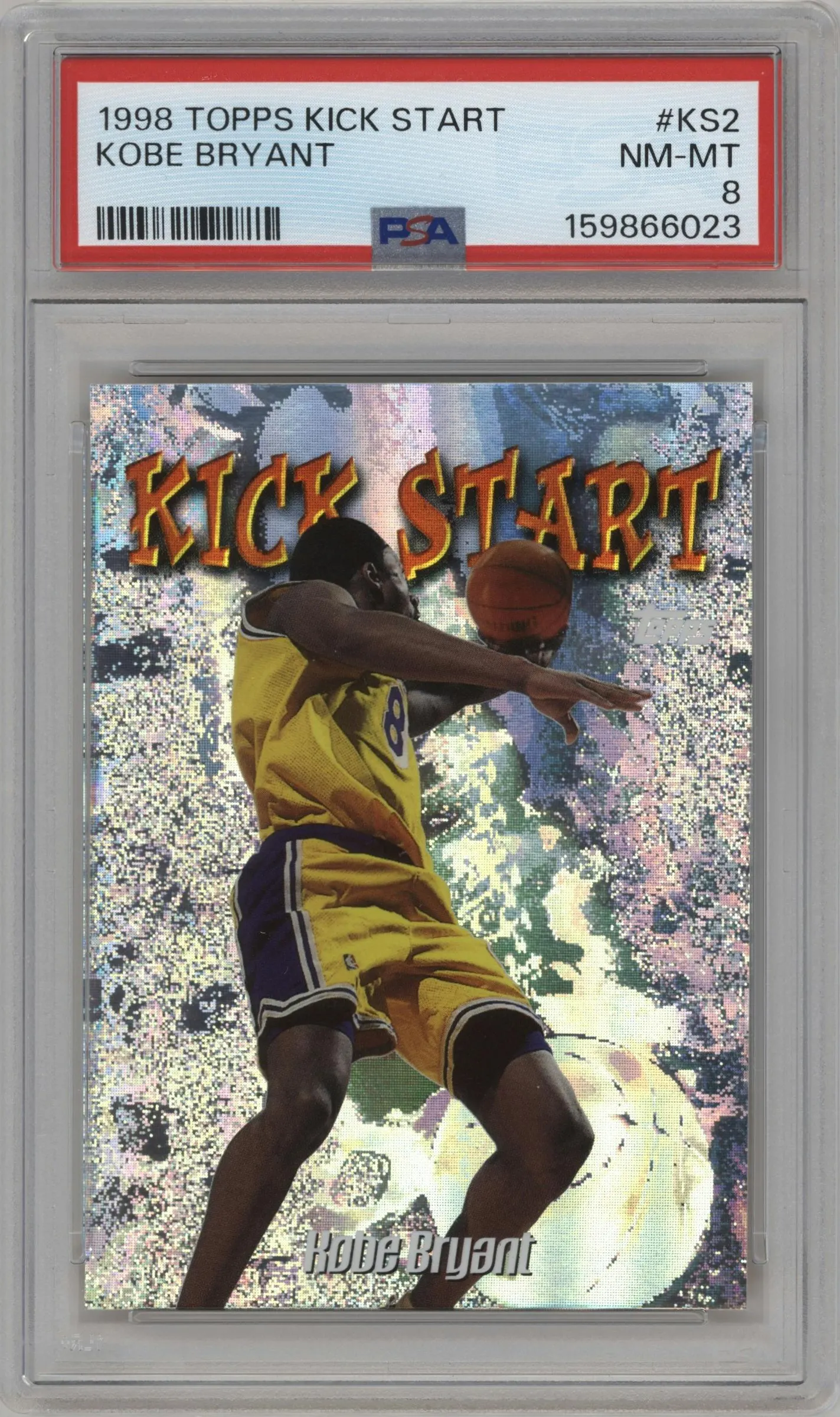 1998 Topps Kick Start Kobe Bryant #KS2 PSA 8