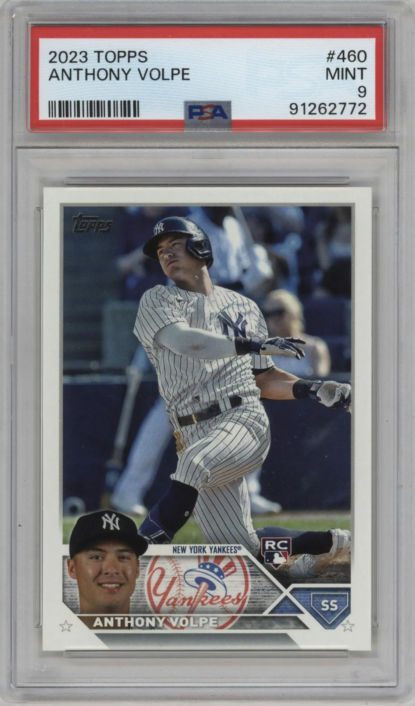 2023 Topps Series 2 Anthony Volpe #460 PSA 9
