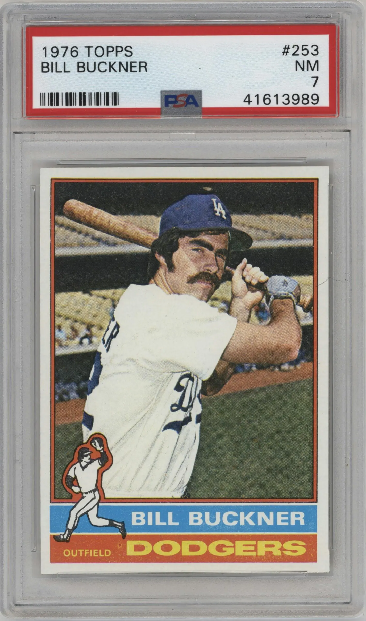 1976 Topps Bill Buckner #253 PSA 7