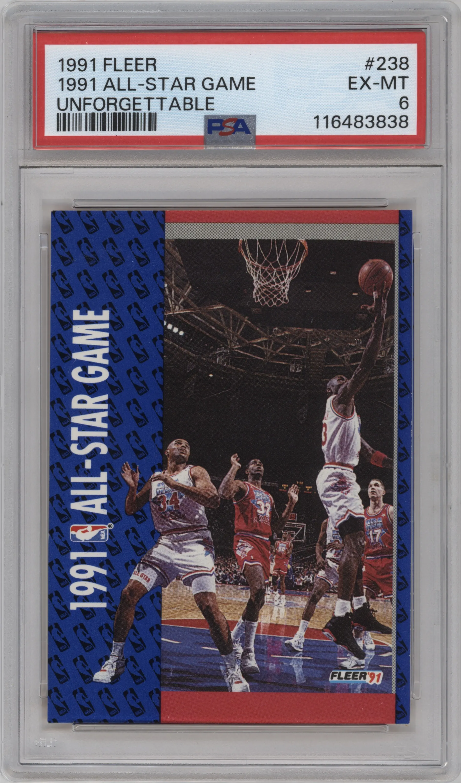 1991 Fleer 1991 All-Star Game PSA 6