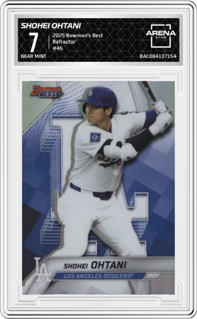 2025 Bowman's Best Shohei Ohtani Refractor #46 ARENA CLUB 7