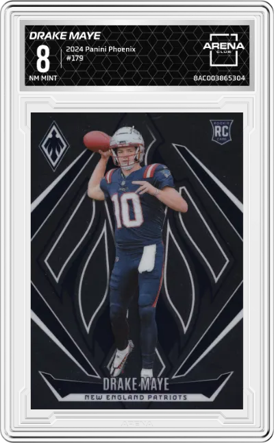 2024 Panini Phoenix Drake Maye #179 ARENA CLUB 8