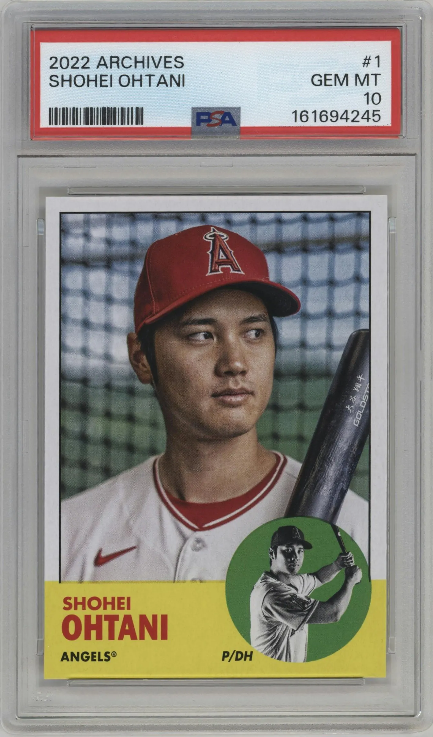 2022 Topps Archives 1963 Topps Shohei Ohtani #1 PSA 10