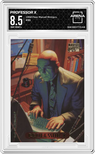 1994 Fleer Marvel Masterpieces Professor X ARENA CLUB 8.5