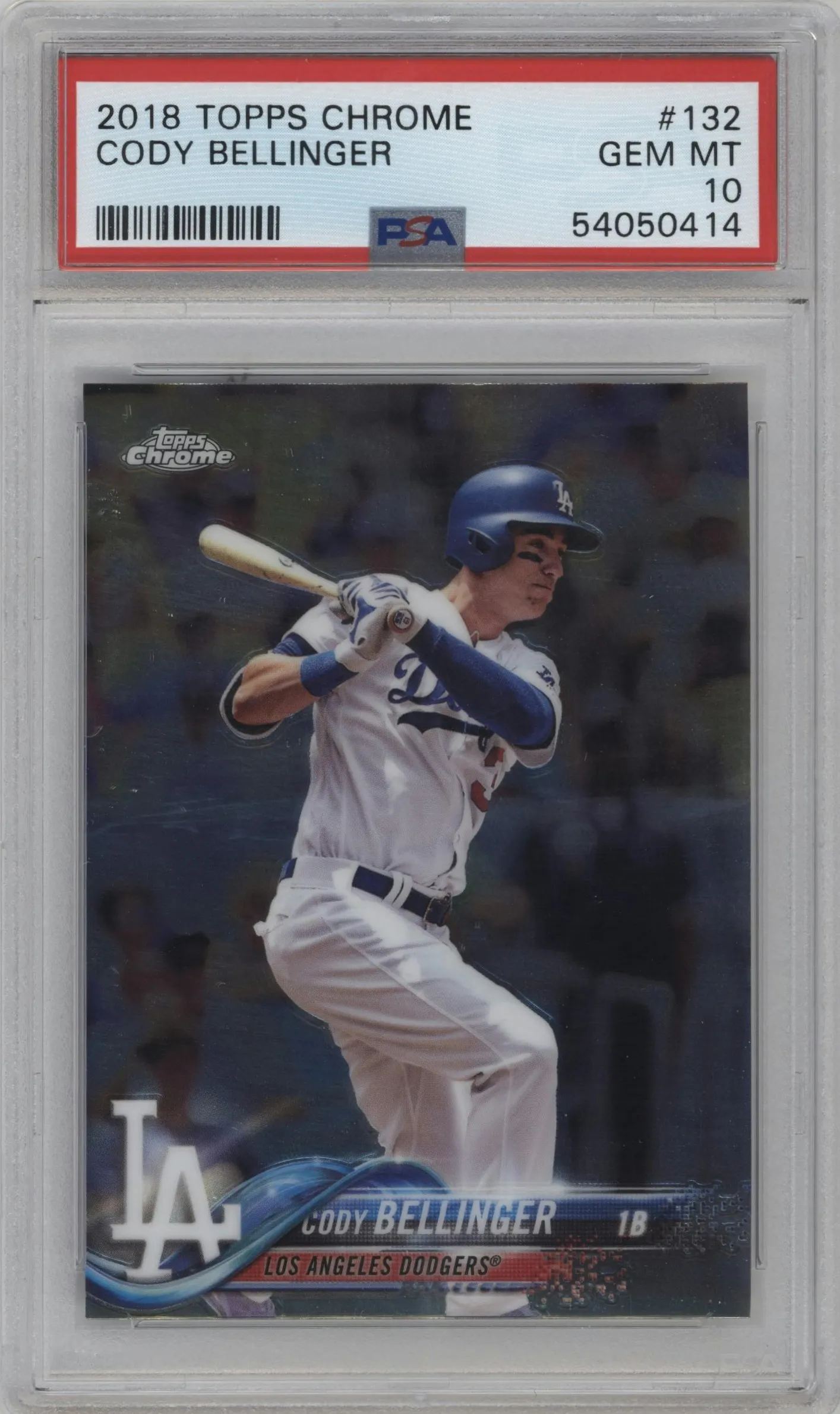 2018 Topps Chrome Cody Bellinger #132 PSA 10