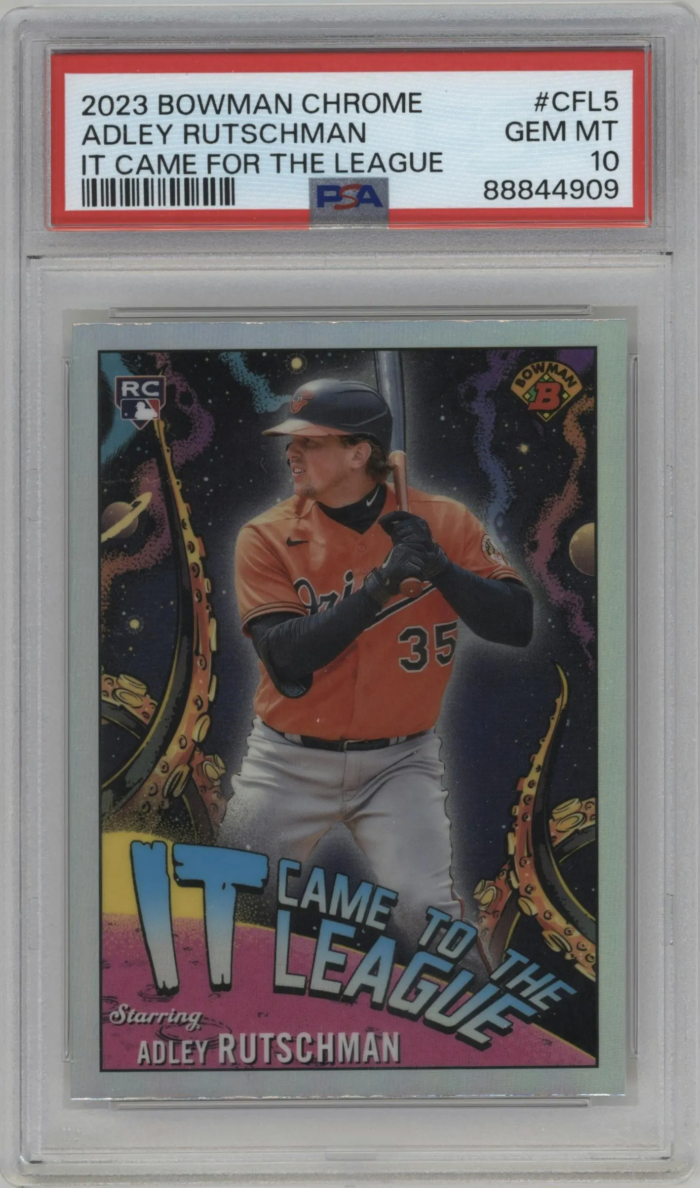 2023 Bowman Chrome It Came to the League Adley Rutschman #CFL-5 PSA 10