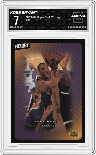 2003 Upper Deck Victory Kobe Bryant #41 ARENA CLUB 7