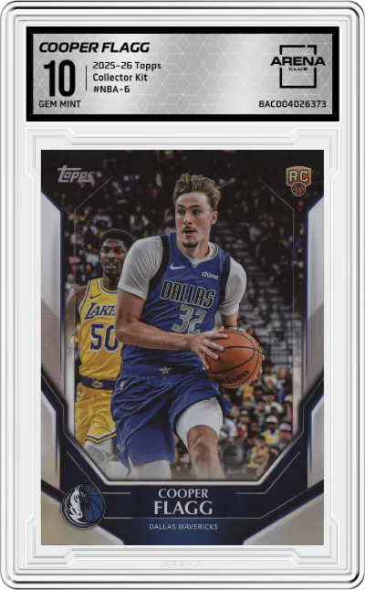 2025 Topps Collector Kit Cooper Flagg #NBA-6 ARENA CLUB 10