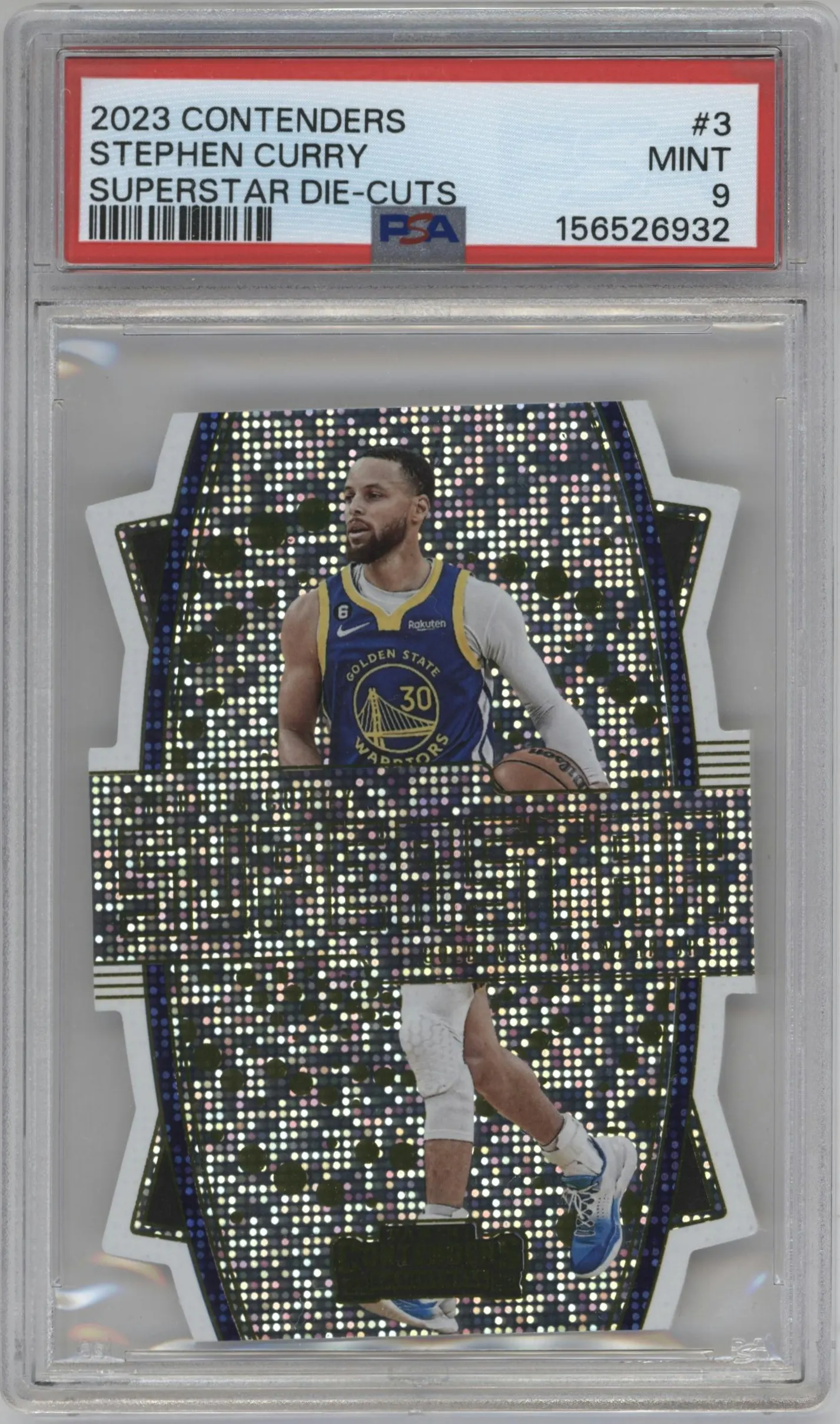 2023 Panini Contenders Superstar Stephen Curry #3 PSA 9