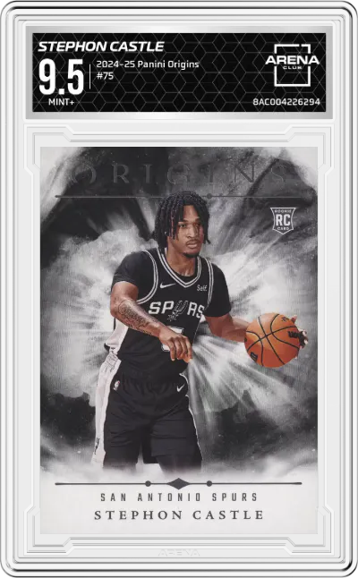 2024 Panini Origins Stephon Castle #75 ARENA CLUB 9.5
