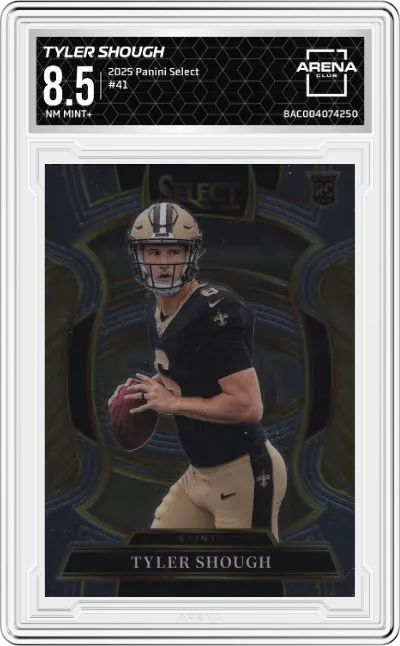 2025 Panini Select Tyler Shough #41 ARENA CLUB 8.5