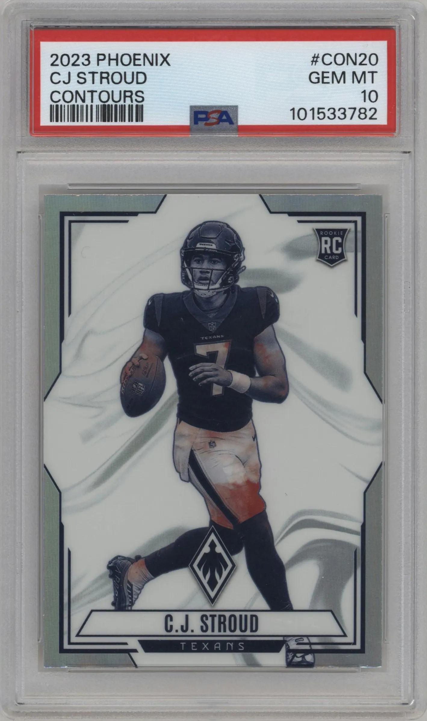 2023 Panini Phoenix Contours C.J. Stroud #CON-20 PSA 10