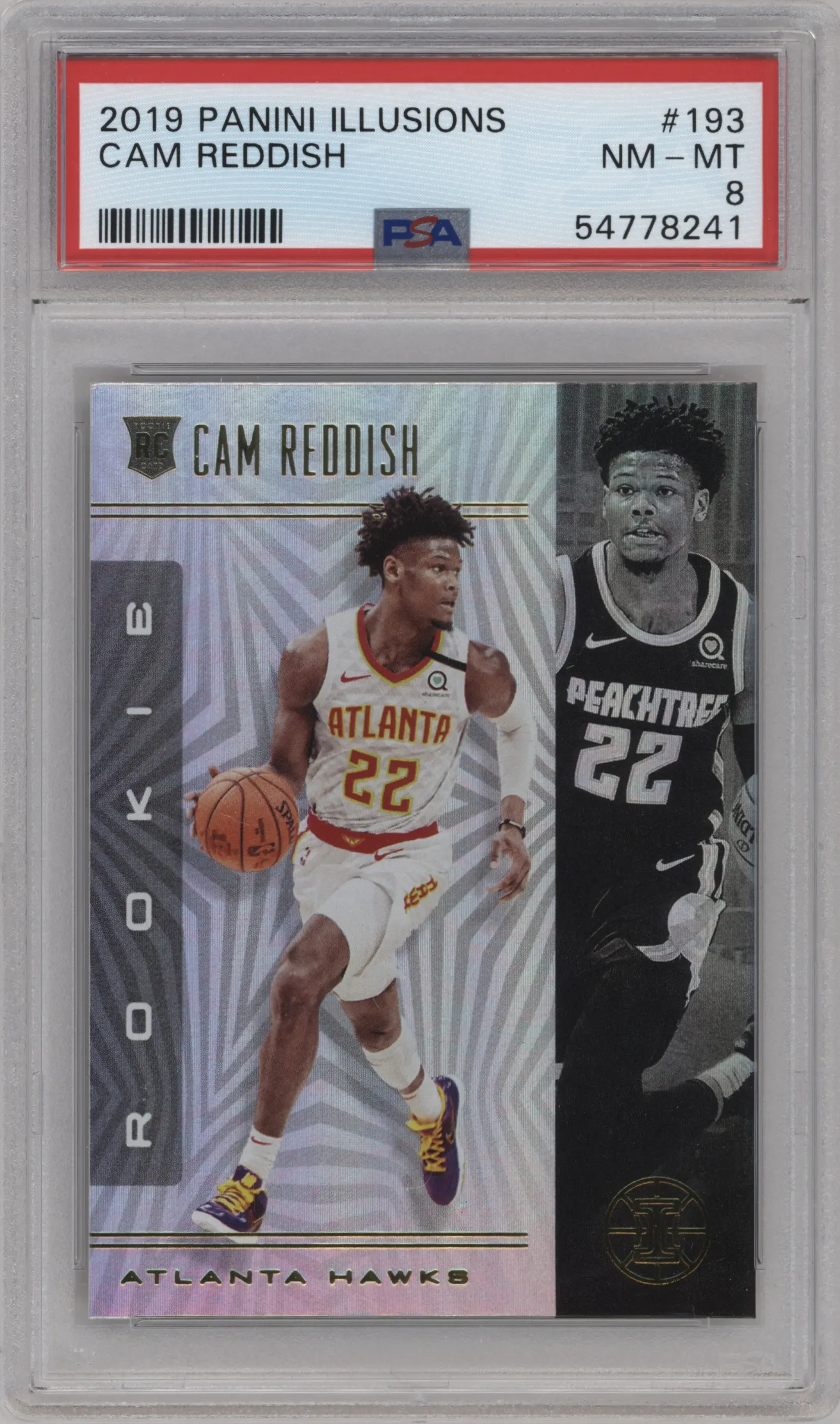 2019 Panini Illusions Cam Reddish PSA 8