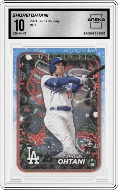 2024 Topps Holiday Shohei Ohtani #H1 ARENA CLUB 10