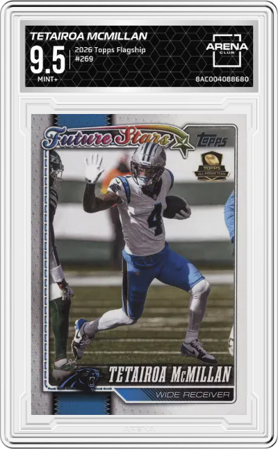 2026 Topps Flagship Tetairoa McMillan #269 ARENA CLUB 9.5