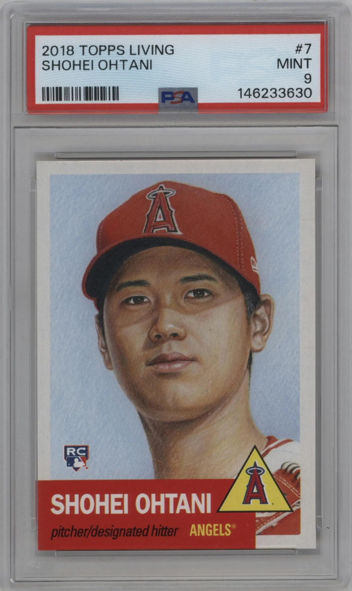 2018 Ultimate Topps Living Set 2018 Shohei Ohtani PSA 9
