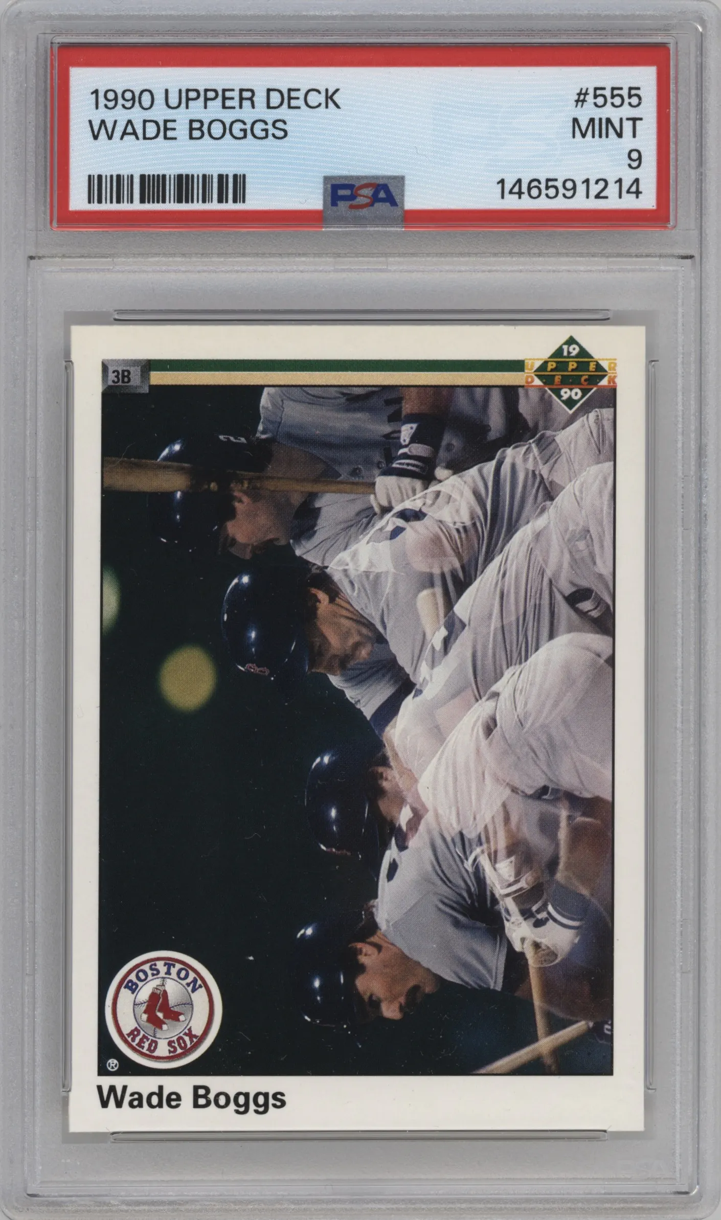 1990 Upper Deck Wade Boggs PSA 9