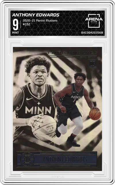 2020 Panini Illusions Anthony Edwards #152 ARENA CLUB 9