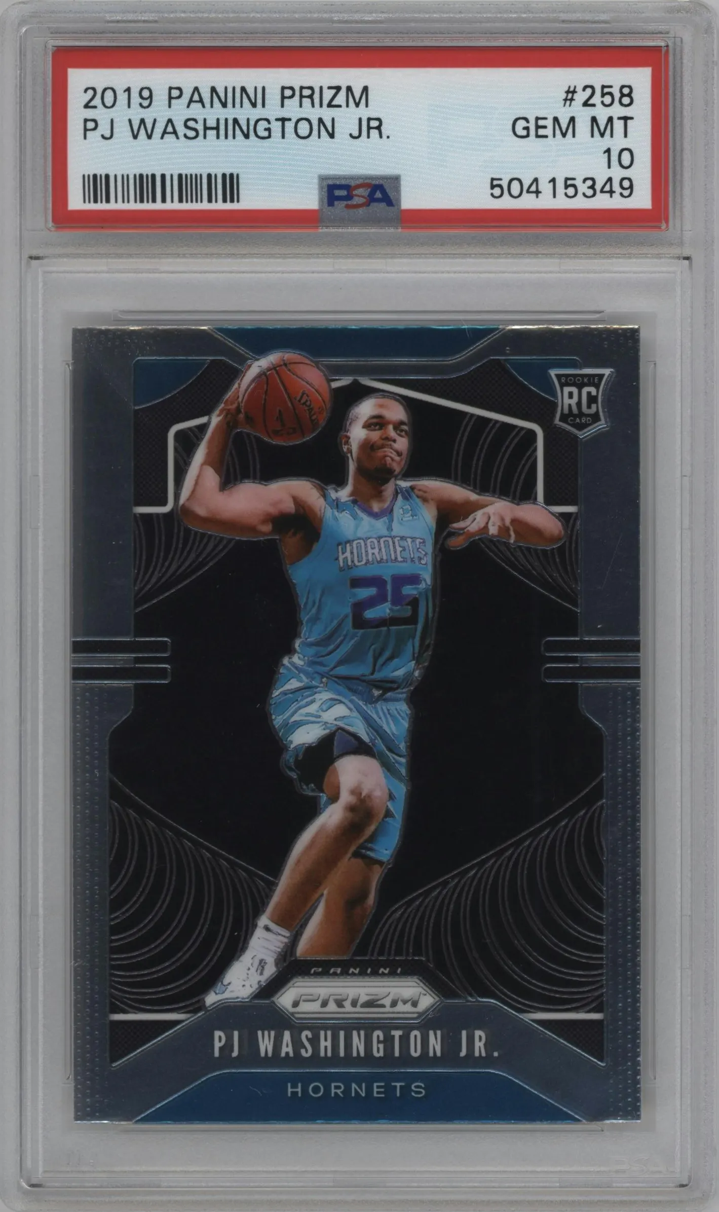 2019 Panini Prizm PJ Washington Jr. #258 PSA 10